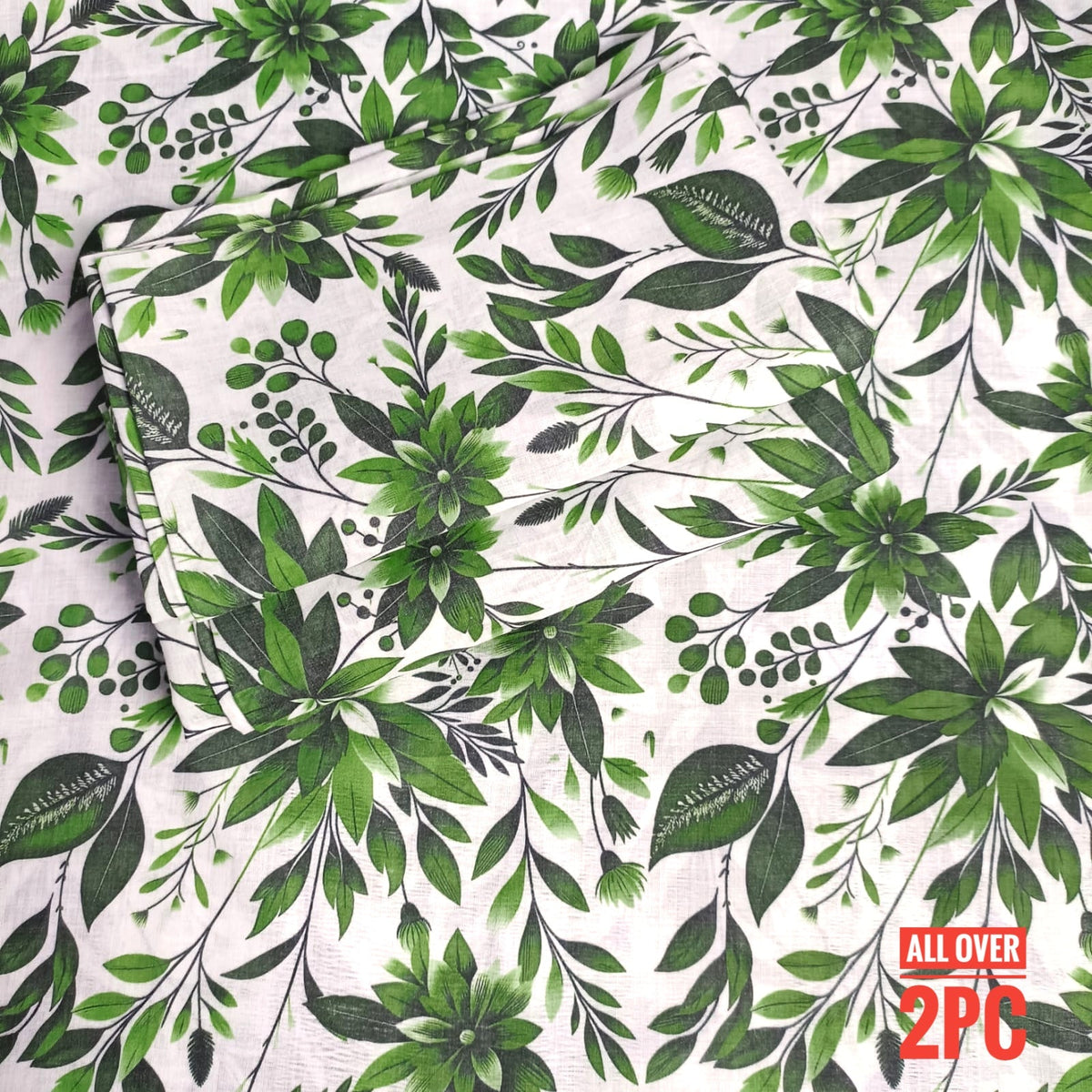 Lawn Ladies: 2-Piece Unstitched Floral Print #200