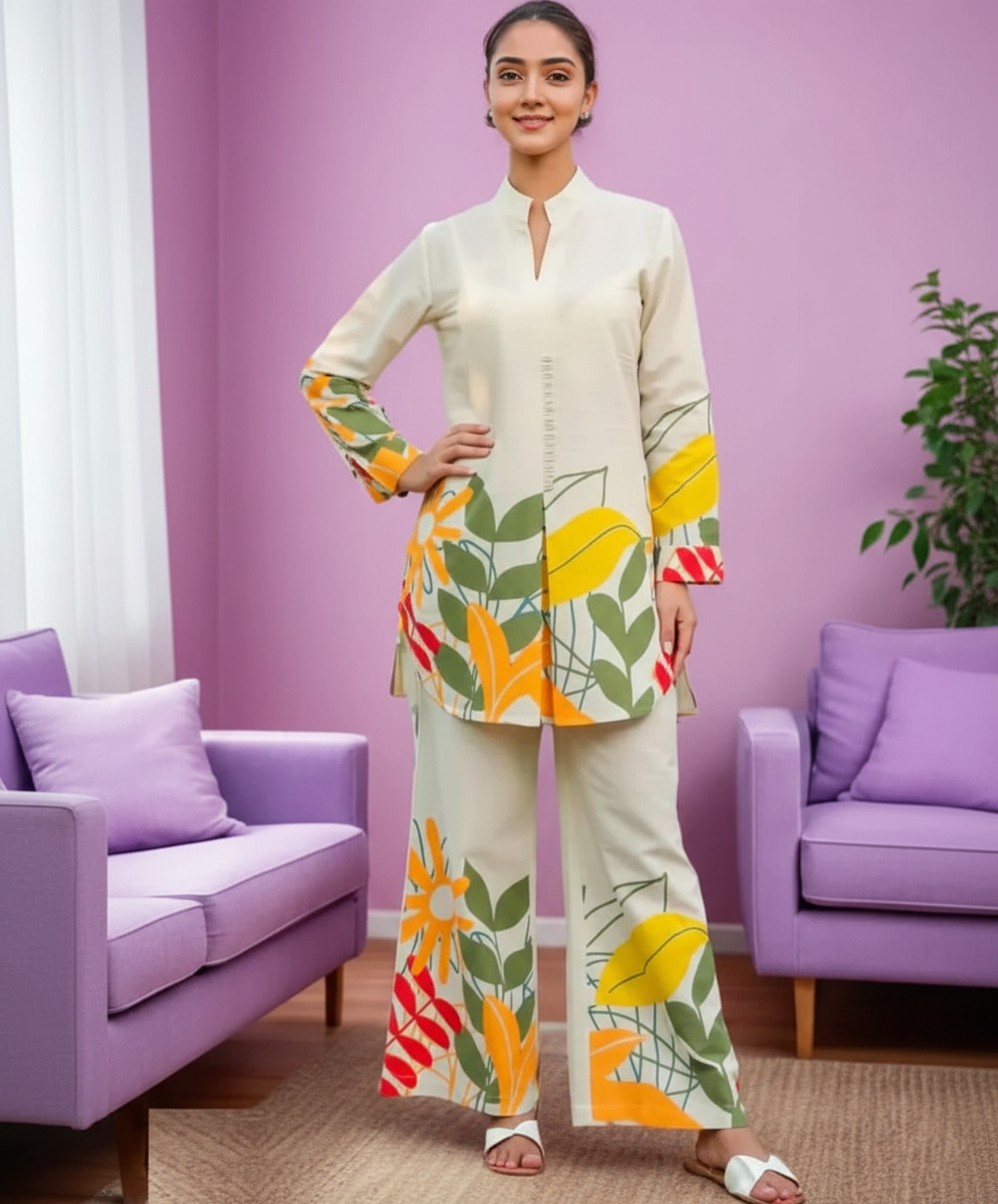 Co-Ord Set Ladies Unstitched 2 PC #039