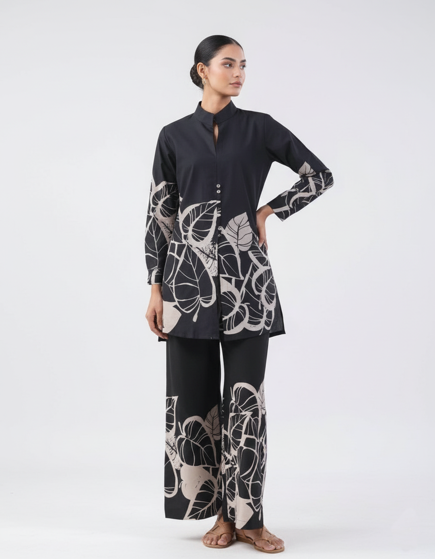 Co-Ord Set Ladies Unstitched 2 PC #049