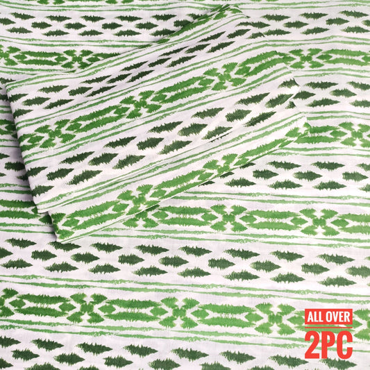 Lawn Ladies: 2-Piece Unstitched Floral Print #201