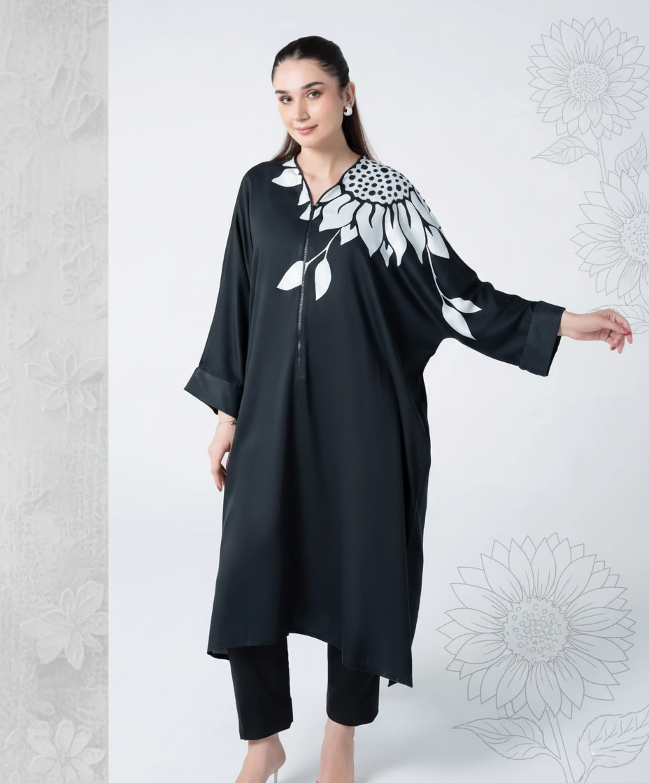 Co-Ord Set Ladies Unstitched 2 PC #043