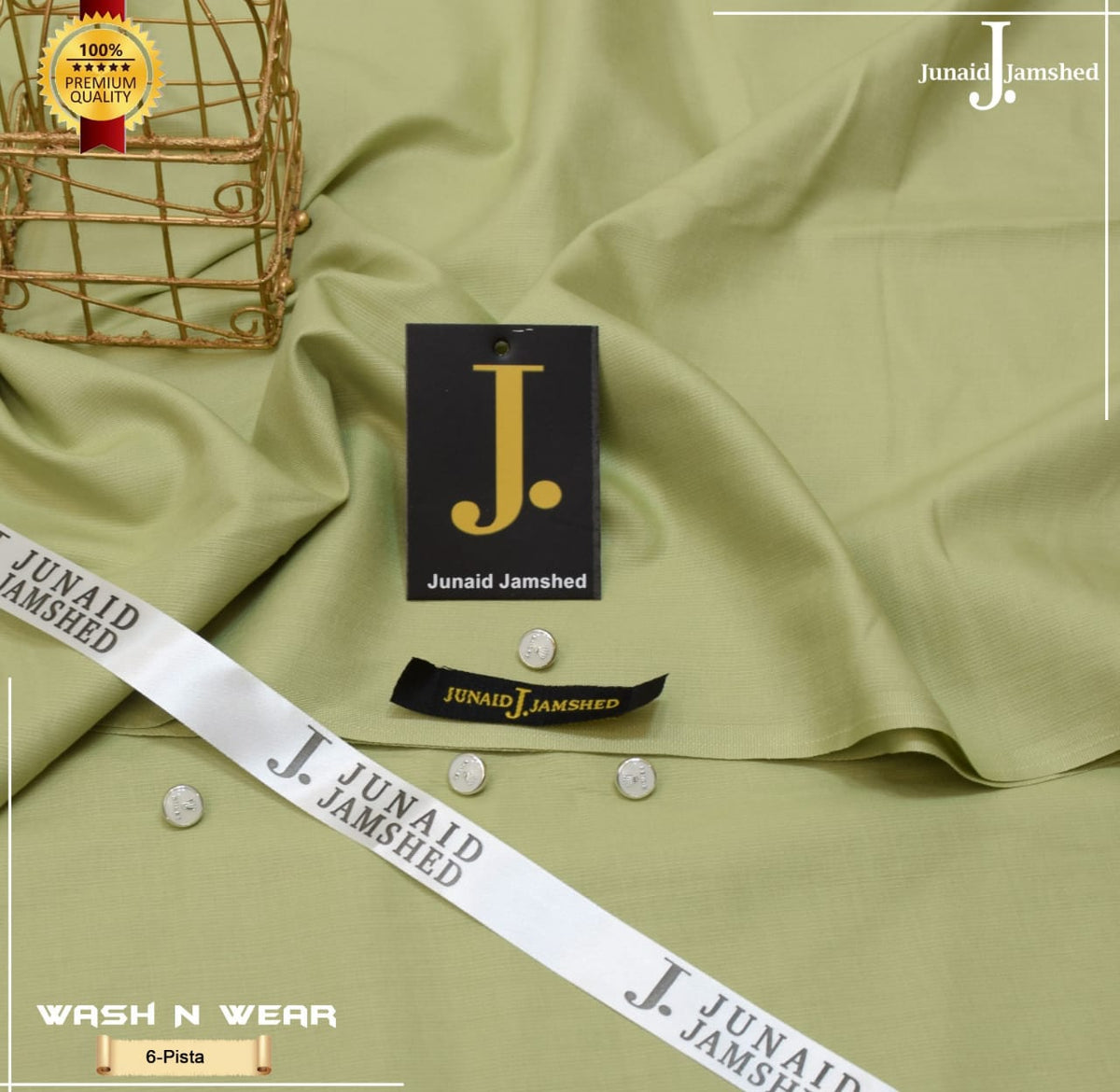 J. Slub Yarn Wash n Wear for Summer Executive Fabric
