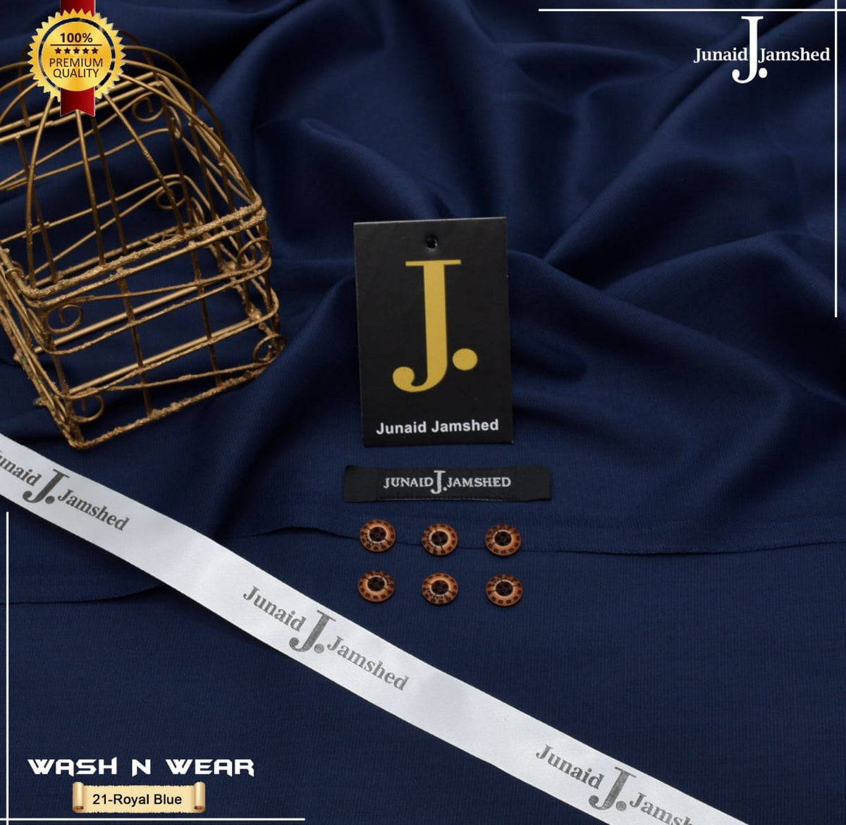 J. Slub Yarn Wash n Wear for Summer Executive Fabric