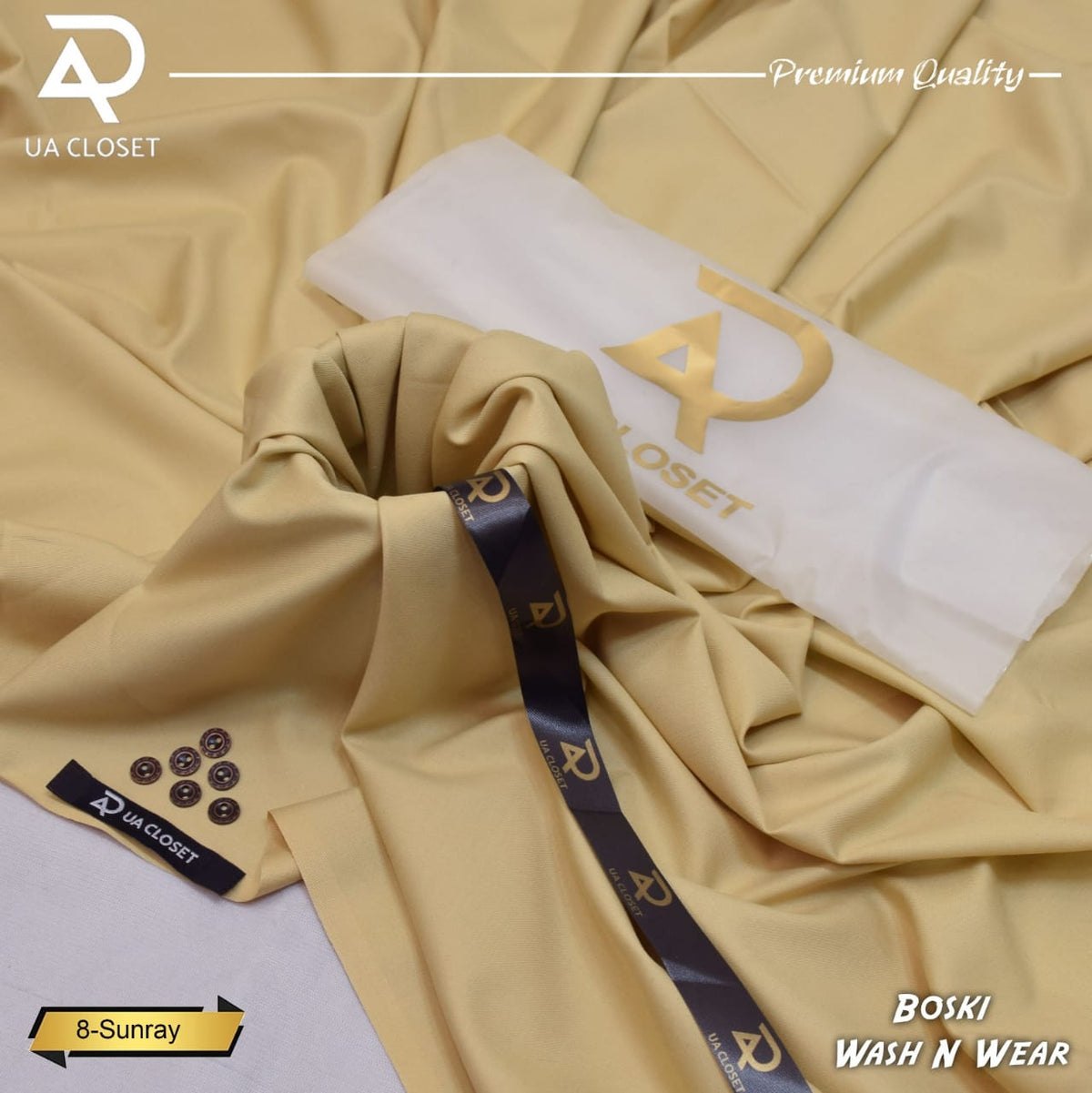Korean Boski Wash n Wear Suits, ( دو سوٹ کی خریداری پر ایک واچ اور کی چین بلکل فری )