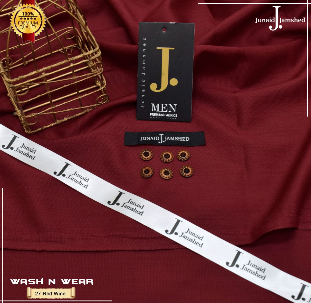 J. Slub Yarn Summer Wash n Wear Executive class Fabric