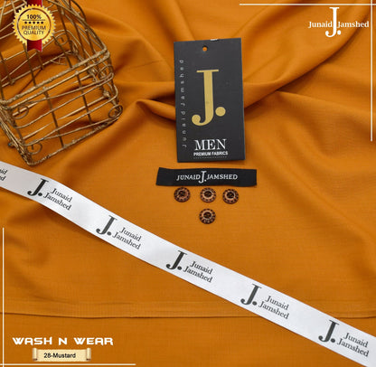 J. Slub Yarn Summer Wash n Wear Executive class Fabric
